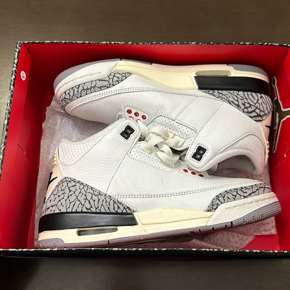 Air Jordan 3 Retro (GS) - Cement 3s - Picture 1 of 2